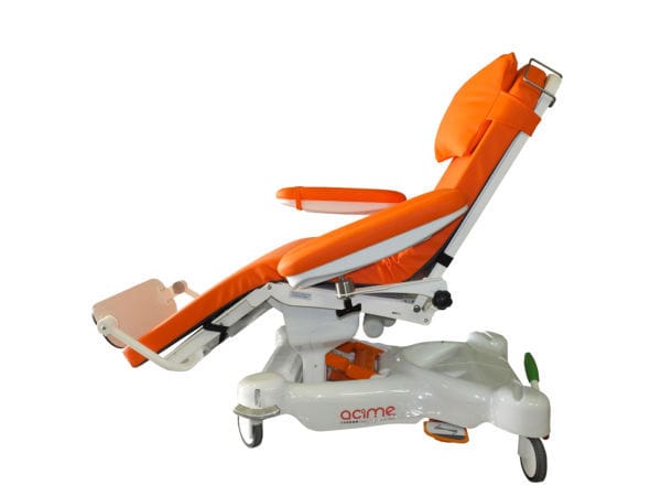 FAUTEUIL A ACCOUDOIRS DHC FUSION +MATELAS AMOVIBLE 60CM +OPTIONS (REPOSE JAMBES ET PIEDS ELEC+MATELAS UC)